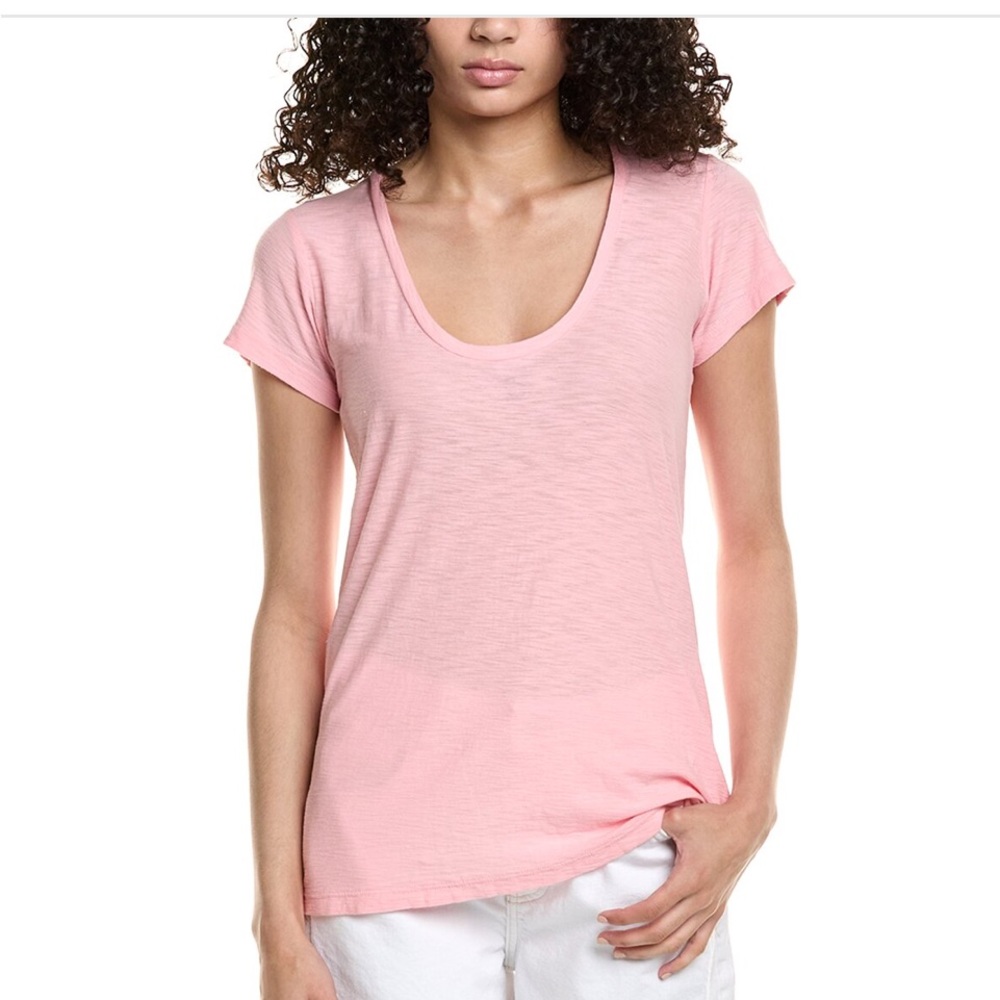 James Perse Light Pink Short Sleeve Tee